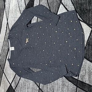 VS PINK 2017 GOLD SHINE THERMAL SLEEPWEAR I'VE BEEN GOOD(ISH) LONG-SLEEV…